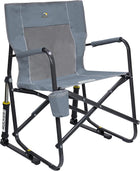 FOLDING ROCKING CHAIR – PORTABLE OUTDOOR CAMPING CHAIR WITH CUP HOLDER