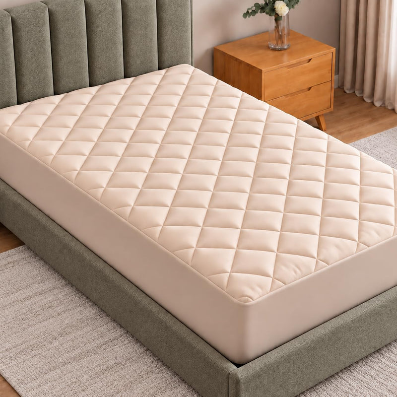 Mattress pad  – Breathable Quilted Deep Pocket Cover