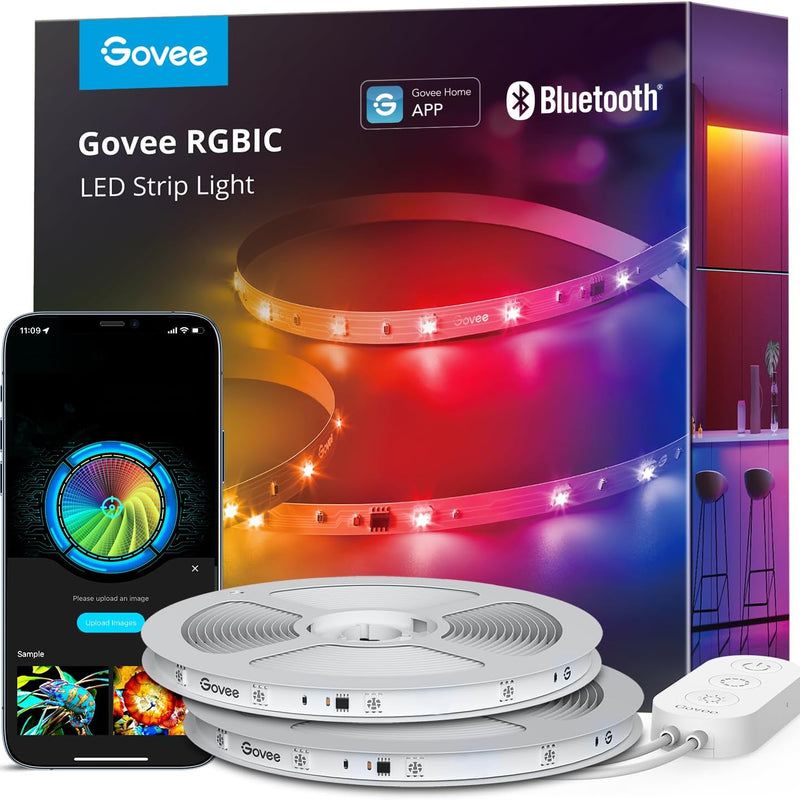 LED STRIP LIGHTS – RGBIC, APP CONTROL & MUSIC SYNC