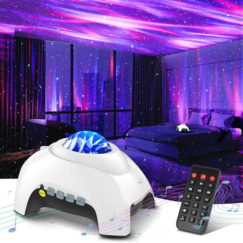 GALAXY PROJECTOR – WHITE NOISE, BLUETOOTH SPEAKER & REMOTE