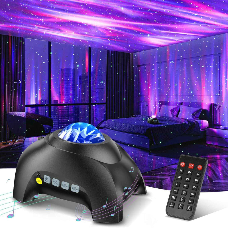 GALAXY PROJECTOR – WHITE NOISE, BLUETOOTH SPEAKER & REMOTE