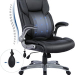 High-Back Office Chairs – Flip-Up Arm & Reclining Footrest Styles