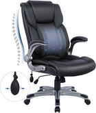 High-Back Office Chairs – Flip-Up Arm & Reclining Footrest Styles