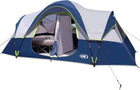 10–12 PERSON WATERPROOF CABIN CAMPING TENT WITH ROOM DIVIDERS, RAINFLY & CARRY BAG