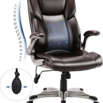 High-Back Office Chairs – Flip-Up Arm & Reclining Footrest Styles