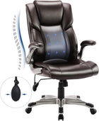 High-Back Office Chairs – Flip-Up Arm & Reclining Footrest Styles