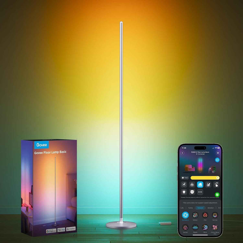 FLOOR LAMP – SMART RGBIC CORNER LAMP WITH MUSIC SYNC