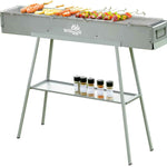 PORTABLE CHARCOAL HIBACHI GRILL – COMMERCIAL-QUALITY FOLDABLE BBQ GRILL FOR CAMPING, BACKYARD & OUTDOOR COOKING