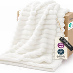Throw Blanket – Soft, Lightweight Ribbed Design