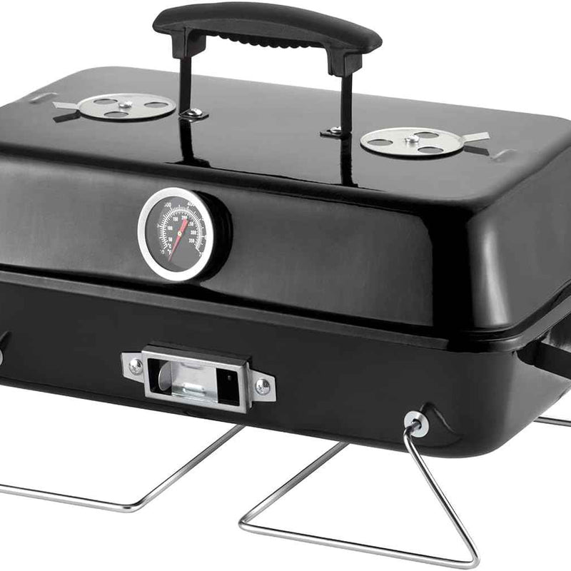 PORTABLE TABLETOP BBQ GRILL – CHARCOAL OUTDOOR GRILLS FOR CAMPING, PATIO, BEACH & BACKYARD