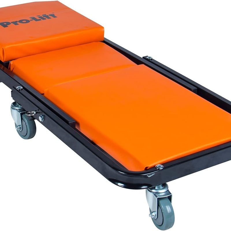 2-in-1 Mechanic Creeper Seat - Folding Z-Creeper, 300-450 lb