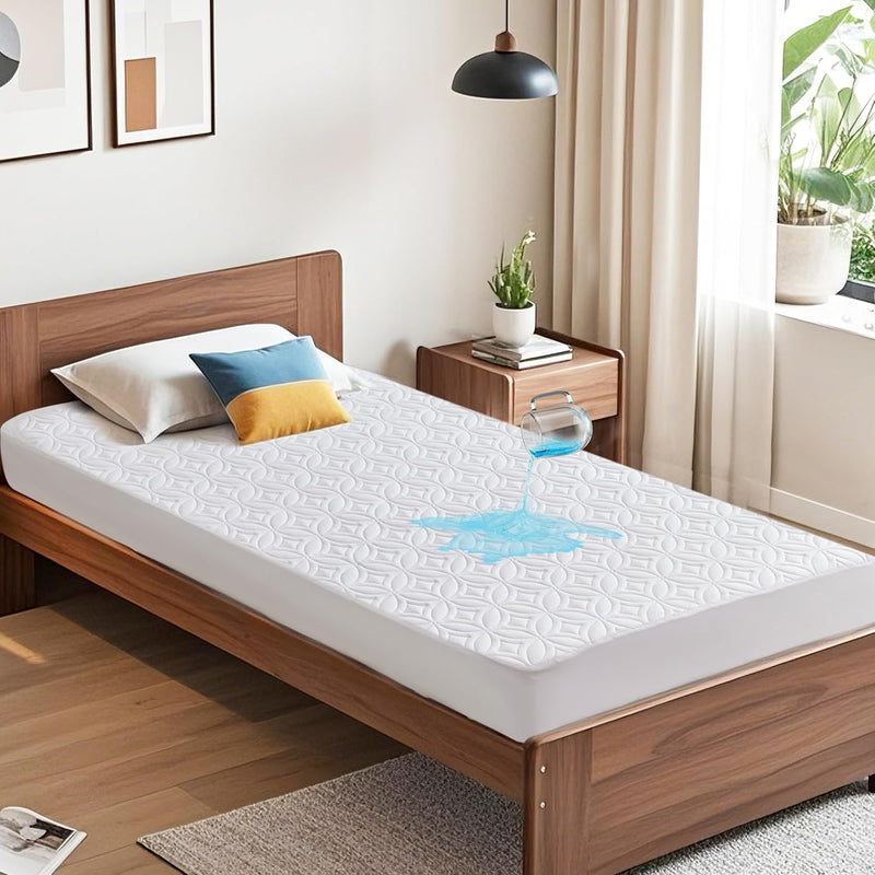 Waterproof Mattress Protector – Quilted, Fitted & Machine Washable