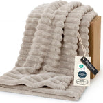 Throw Blanket – Soft, Lightweight Ribbed Design