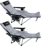 Premium Reclining Outdoor Camping Chair – Adjustable Comfort Seat