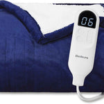 Heated Throw Blanket – Flannel & Sherpa, 6 Heat Levels