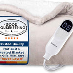 Heated Throw Blanket – Flannel & Sherpa, 6 Heat Levels