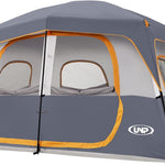 Family Dome Camping Tent - 5-8, 6 & 8 Person - Waterproof, Rainfly & Carry Bag