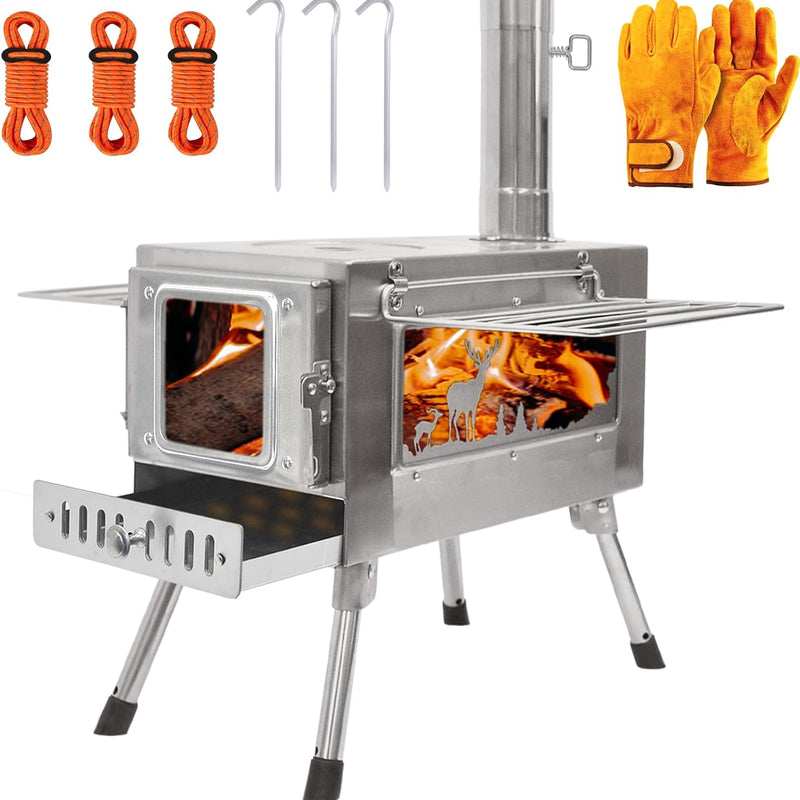Portable Wood Stove for Camping, Tent Stove