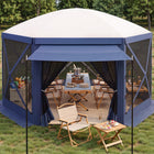 12x12 Pop-Up Screen Tent Gazebo with Mesh Walls – Plus 11.5' & 13' Sizes