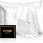 Satin & Silk Pillowcases, Set of 2 – Standard, Queen & King
