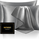 Satin & Silk Pillowcases, Set of 2 – Standard, Queen & King