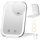 Portable LED Makeup Mirror – Rechargeable, Adjustable Brightness, Compact & Travel-Friendly