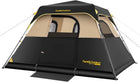 4-6 PERSON INSTANT CABIN CAMPING TENT – WATERPROOF FAMILY TENT WITH RAINFLY & CARRY BAG