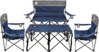 Outdoor 4-Piece Folding Chair and Table Set – Perfect for Camping and Picnics