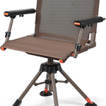 360° Swivel Hunting Chairs for Ground Blinds — Adjustable Styles