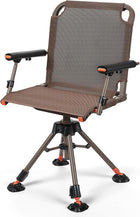 360° Swivel Hunting Chairs for Ground Blinds — Adjustable Styles
