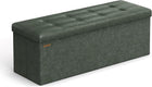 BENCH WITH STORAGE – FOLDING OTTOMAN WITH PADDED SEAT