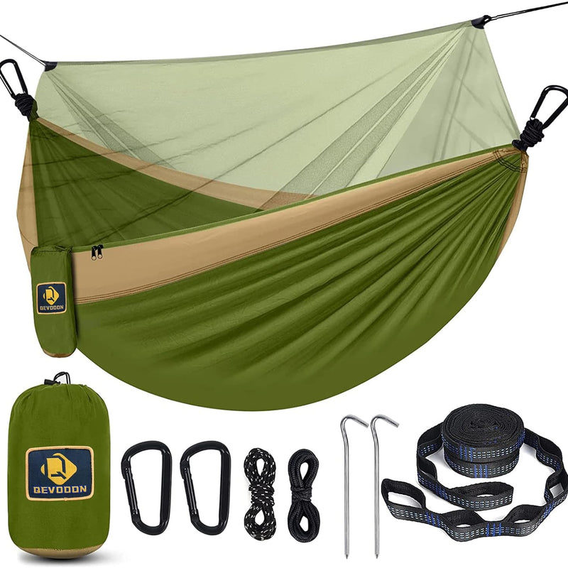 ULTRA-LIGHT POP-UP HAMMOCK WITH MOSQUITO NET – SOLO, 660 LB MAX LOAD