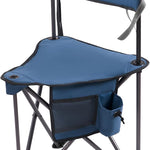Tri-Lite Tripod Stool with Backrest, Cup Holder & Carry Strap (225 lb Capacity)