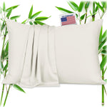 Zippered Pillowcases – 100% Viscose from Bamboo, Set of 2
