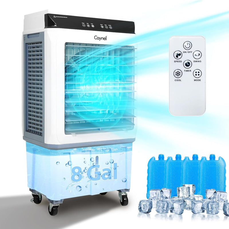 3-in-1 Evaporative Air Cooler Tower Fan with Remote Control