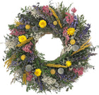 Preserved Dried Flowers Eucalyptus Wreath for Front Door, Natural Botanical Floral Wreath, Handcrafted Farmhouse Home Decor for Wall Porch
