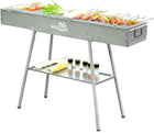 PORTABLE CHARCOAL HIBACHI GRILL – COMMERCIAL-QUALITY FOLDABLE BBQ GRILL FOR CAMPING, BACKYARD & OUTDOOR COOKING