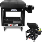 Rolling Mechanic Stool with Tool Tray - Creeper Seat with Wheels for Garage & Shop, Rolling Work Stool with Wheels for Mechanics, Auto Repair Workshop