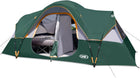 10–12 PERSON WATERPROOF CABIN CAMPING TENT WITH ROOM DIVIDERS, RAINFLY & CARRY BAG