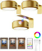 Picture Lights for Wall, Rechargeable Battery Operated LED Gallery Light Bar with Remote & Timer, Dimmable Wireless Wall Sconce for Paintings & Frames