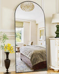 FULL LENGTH MIRROR – ARCHED STANDING & WALL-MOUNT DESIGN - Media 1