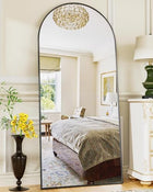 FULL LENGTH MIRROR – ARCHED STANDING & WALL-MOUNT DESIGN