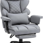 High-Back Office Chairs – Flip-Up Arm & Reclining Footrest Styles