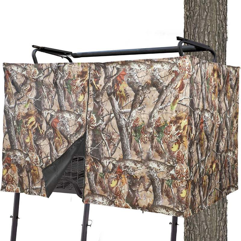 Universal Camo Tree Stand Blind Cover – Frames Not Included