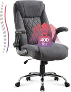 High-Back Office Chairs – Flip-Up Arm & Reclining Footrest Styles