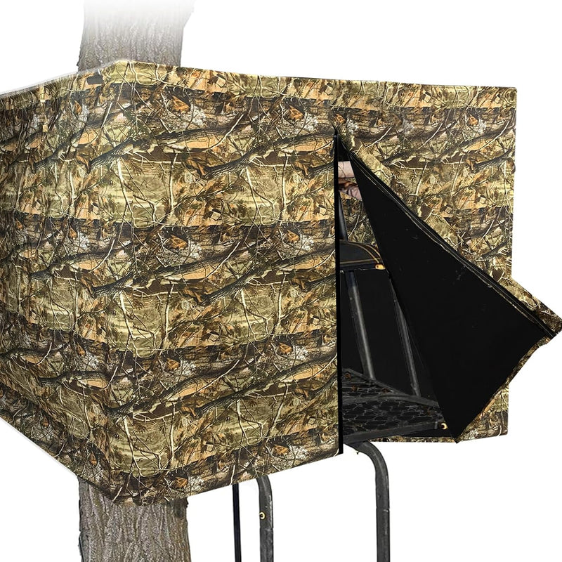 Universal Camo Tree Stand Blind Cover – Frames Not Included