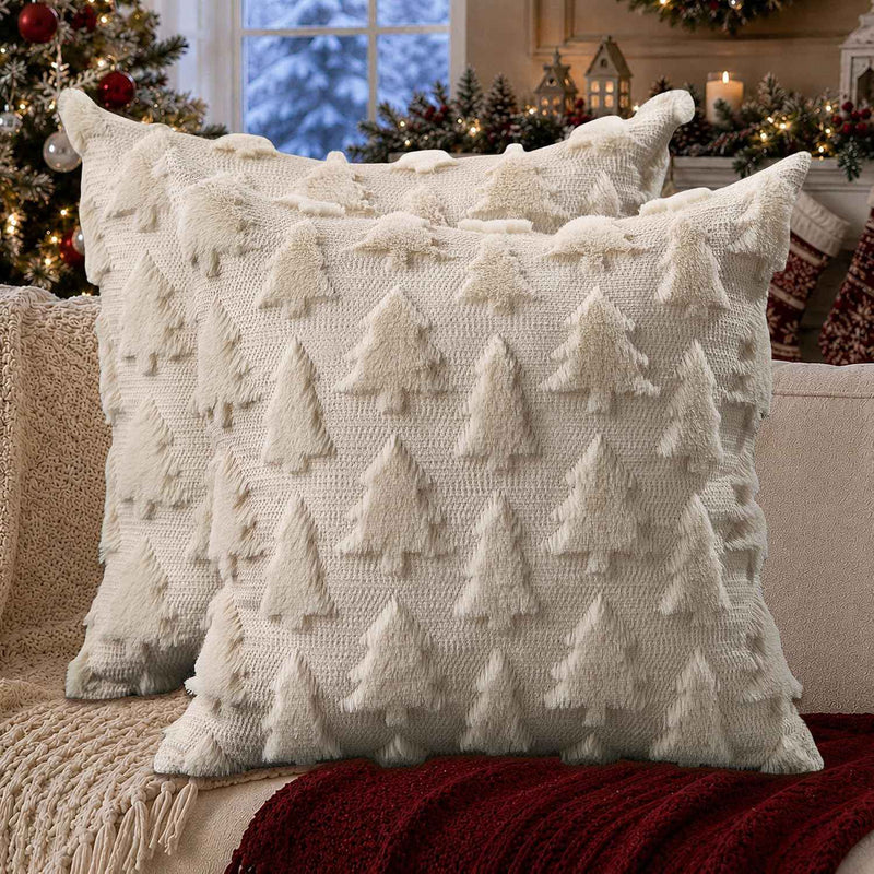 Christmas Pillow Covers 18x18 – Decorative Set of 2
