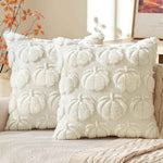 3D Pumpkin Pillow Covers – Set of 2, 18x18 In