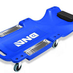 Low Profile Rolling Garage Creeper - Mechanic Creeper with Padded Headrest & Tool Trays, Under Car Roller for Automotive Repair, Rolling Car Creeper