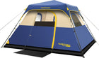 4-6 PERSON INSTANT CABIN CAMPING TENT – WATERPROOF FAMILY TENT WITH RAINFLY & CARRY BAG
